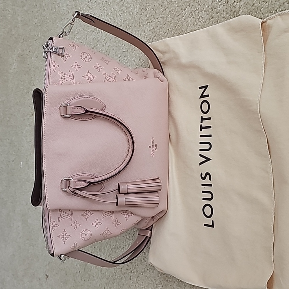 Louis Vuitton Pink Haumea Monogram Mahina Handbag